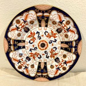 HAND PAINTED IMARI ENGLAND 10.5” BOWL
